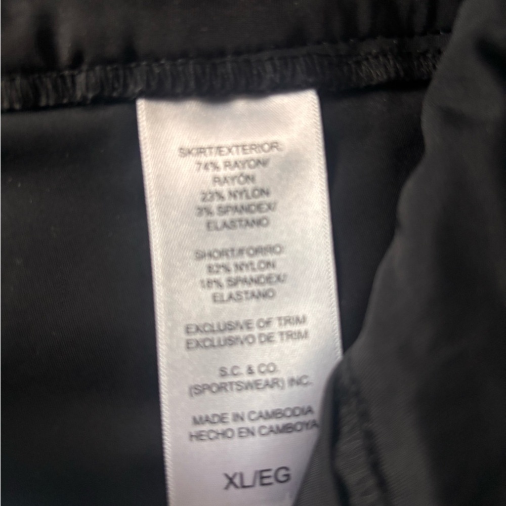 Patterned Gray Skort - image 3